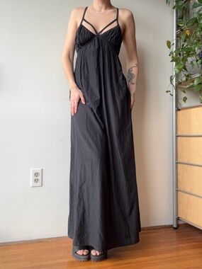 Armani Exchange Black maxi Dress